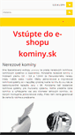 Mobile Screenshot of nerezove-kominy.sk